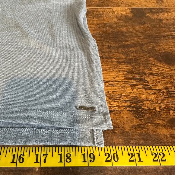 Orvis Classic Collection Top Small Oversized Light Blue Short Sleeve Stretchy - Picture 8 of 12